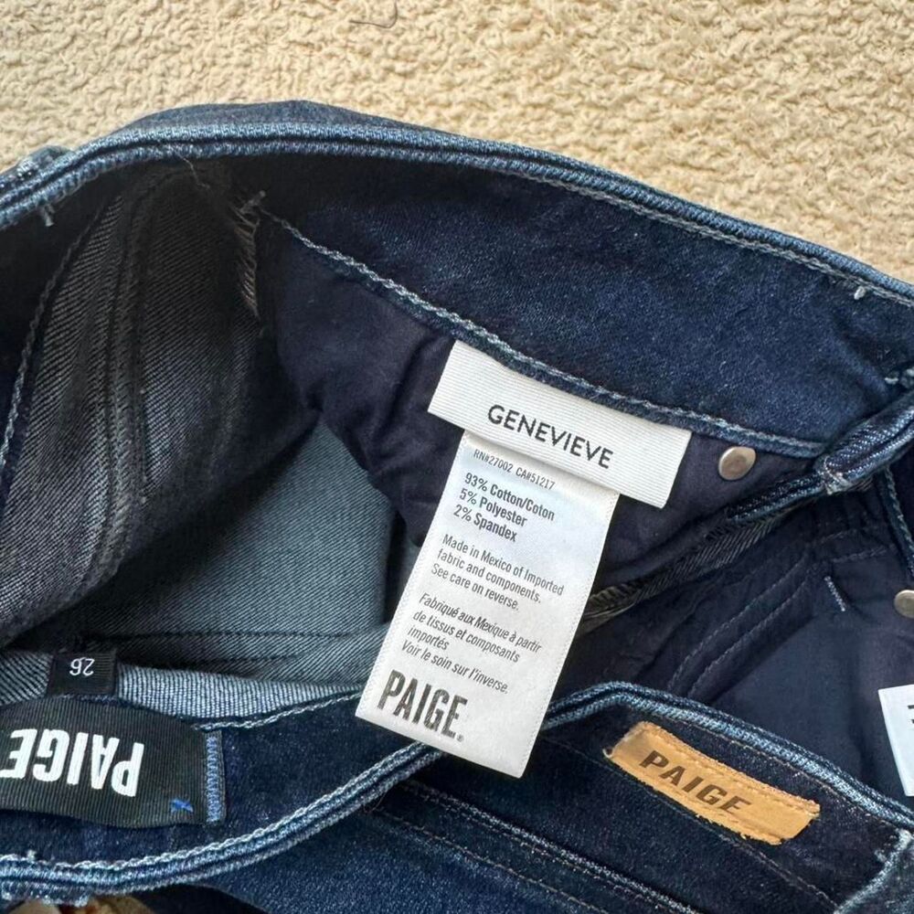 Paige Genevieve Flare Jean in Bespoke size 26 NWT - Picture 9 of 9